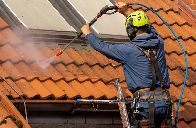 Démoussage et hydrofuge de toiture à Fontan